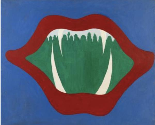 波兰画家Jerzy "Jurry" Zieliński的《丛林法则》（1976）