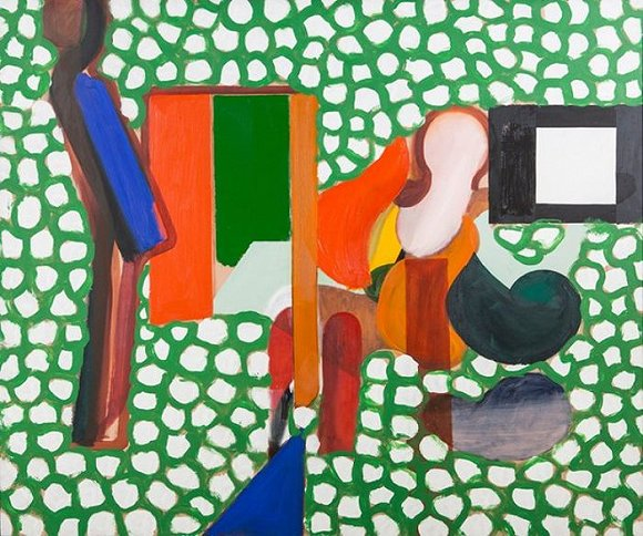 早期作品。《Anthony Hill》和《Gillian Wise》（1964-1966）。图片来源：Rebecca Lupton/霍华德·霍奇金