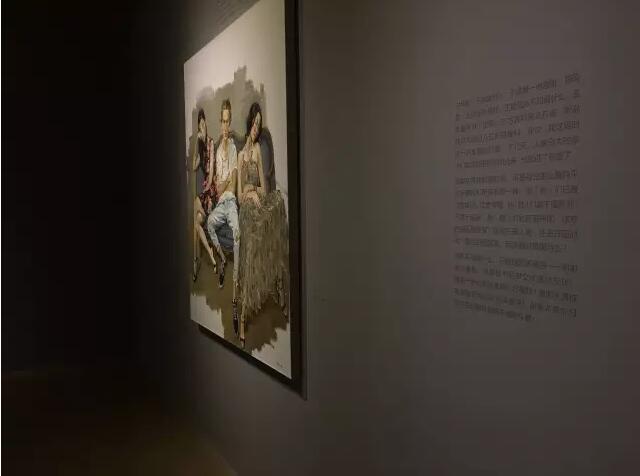展览现场  陈丹青作品