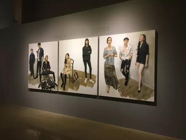 展览现场  陈丹青作品