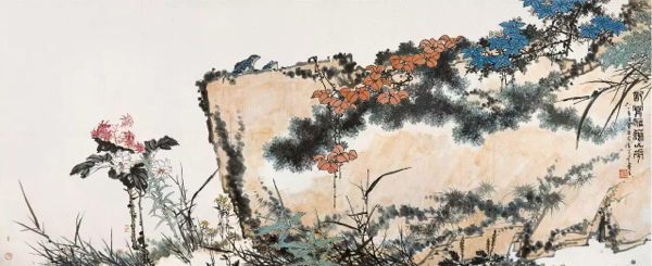 雁荡花石图卷