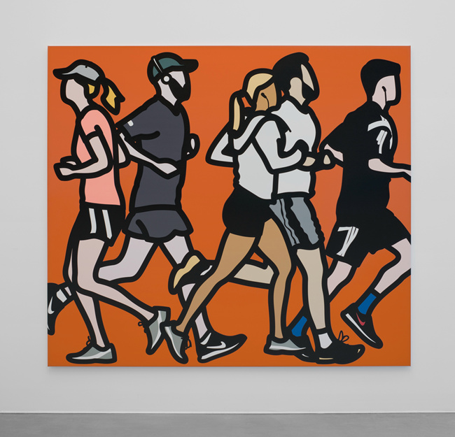 慢跑者，2015 ©朱利安·奥培 图片由里森画廊提供