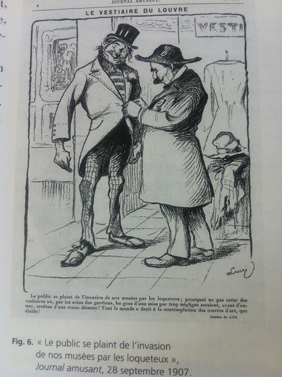 1907年进入博物馆的流浪汉需要换上体面的衣服