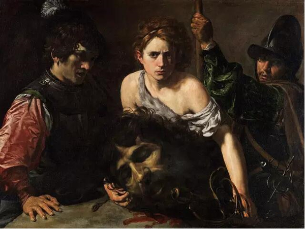 《大卫和歌利亚》Valentin de Boulogne.  约1616-18年