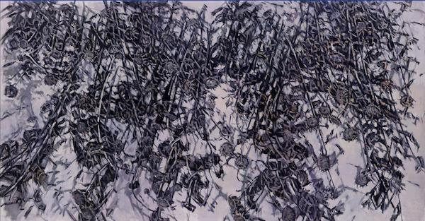 许江 《东方葵-风葵》 280cm×540cm 布面油画 2016