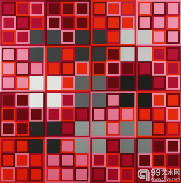 一直到天亮  128 × 128 厘米 布面油画 2005