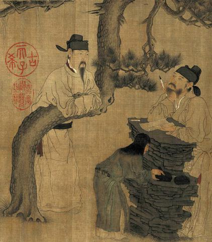 《文苑图》卷（局部）