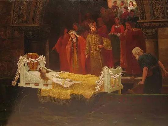 Alfred Lord Tennyson ， The Lady of Shalott