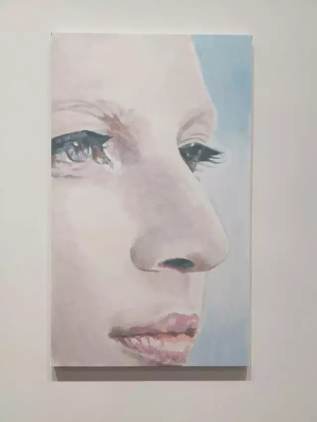 吕克·图伊曼斯《K》 布面油画 2017 135 x 80.2cm