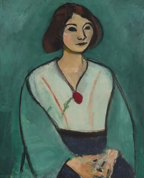 绿衣女士  1909