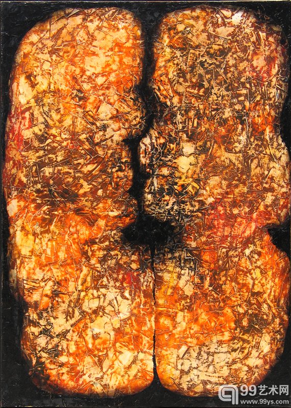 《金色年华》油画 110×56cm 2008年