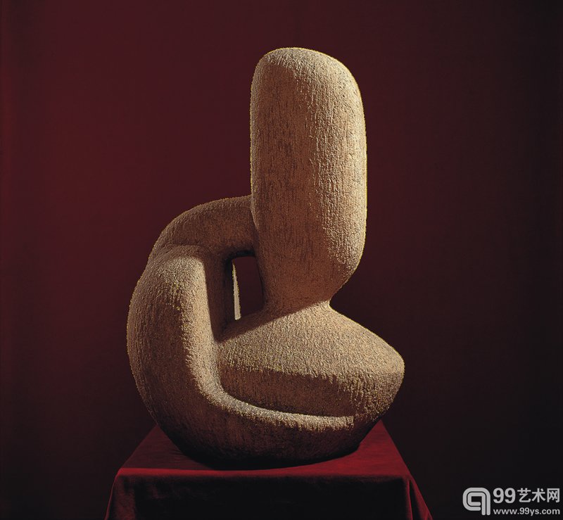 《石刻起源》树脂 高80cm 1988年