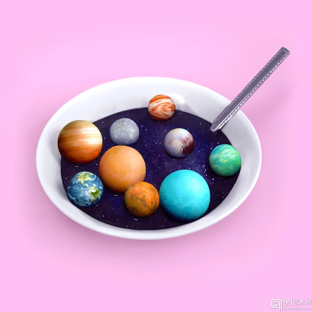 艺术家保罗·保罗(PaulFuentes)的食物艺术