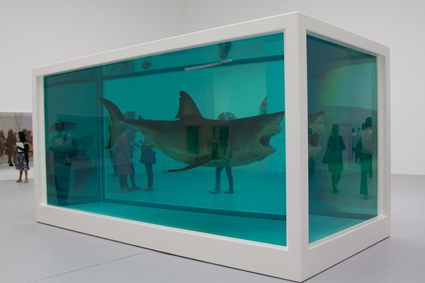 Damien Damien Hirst, Doha 2013, photo by Gazanfarulla Khan, flickr, by CC