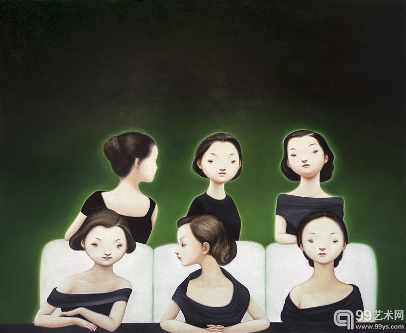 林海容,《风华正茂1920》1920, 150x180 cm,布面油画, 2016