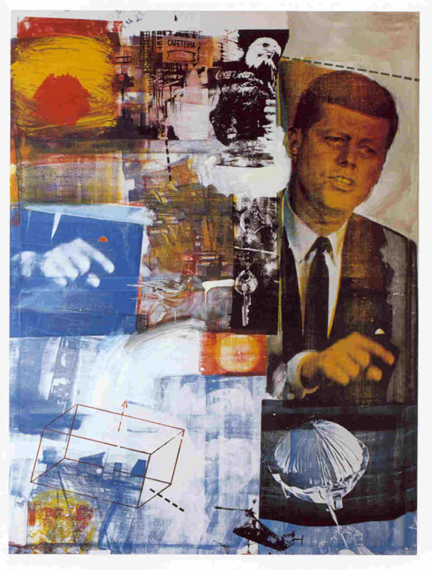 劳森伯格，《追溯II，肯尼迪总统》（Retroactive II，JF Kennedy），1964年