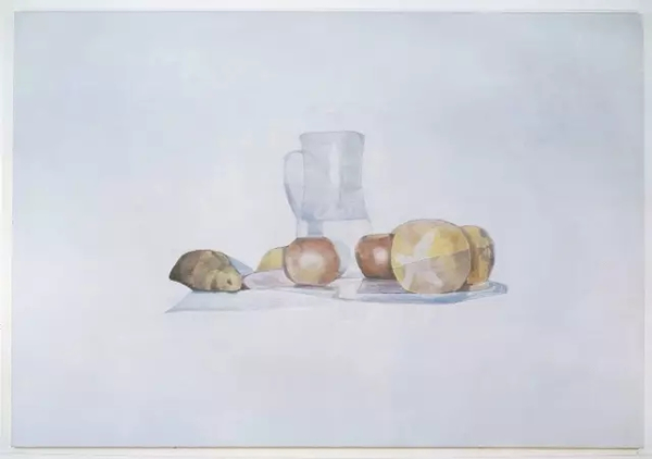 吕克 · 图伊曼斯，《静物》（Luc Tuymans，Still Life），布面油画，347cm x 500 cm，2002