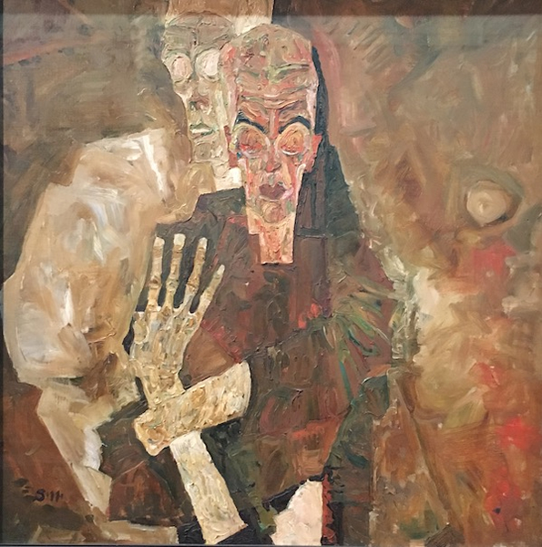 自我发现（死神与男人），1911，利奥波德博物馆藏，图片系翻拍