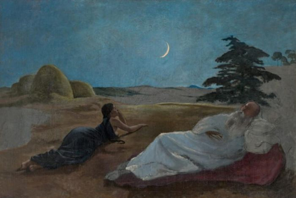 Frédéric Bazille, Ruth and Boaz (1870)。