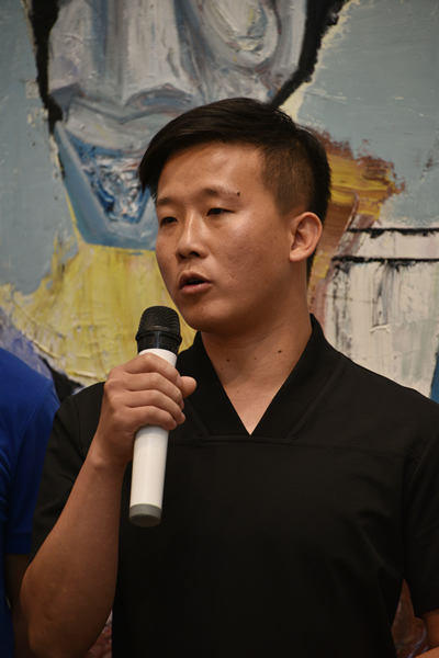 艺术家陈尚昌发言