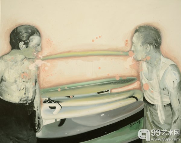 《二分之一的幸福》-布面油画-120X150cm-2017-陈尚昌-60x90