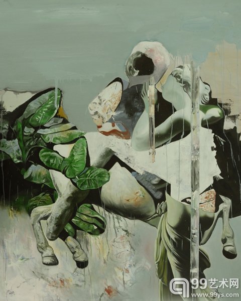《间离》 布面油画 120x150cm 2016年 陈尚昌