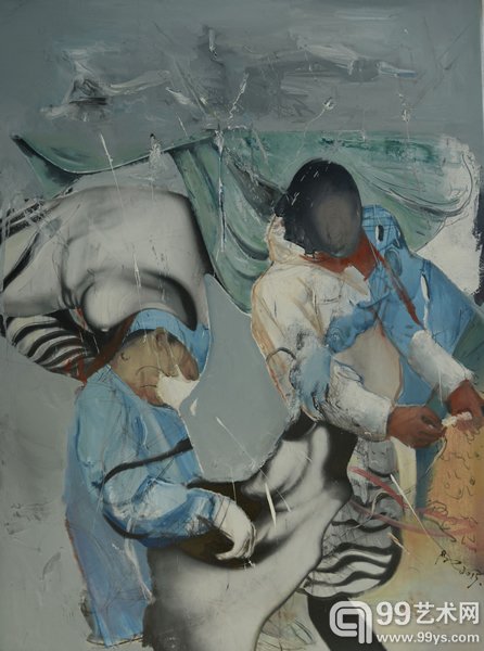 《苦涩之光的源头》 陈尚昌130X97cm 布面油画 2015