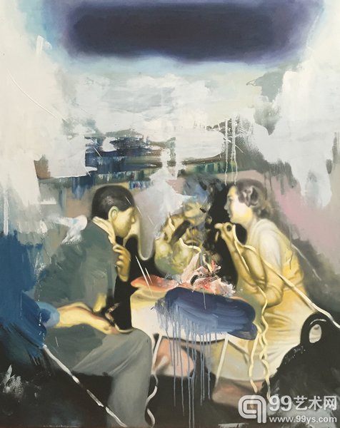 《时间的味道》-布面油画-120x150cm-2017-陈尚昌
