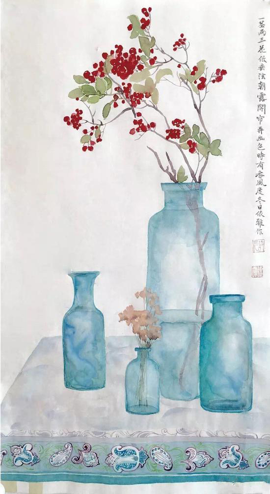 王依雅《蓝瓶子的花语》