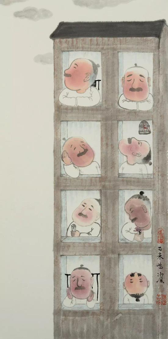 张艺深《十八闲汉系列18》