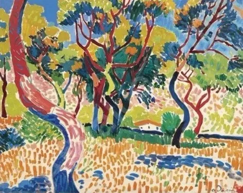 André Derain,Arbres à Collioure 1905