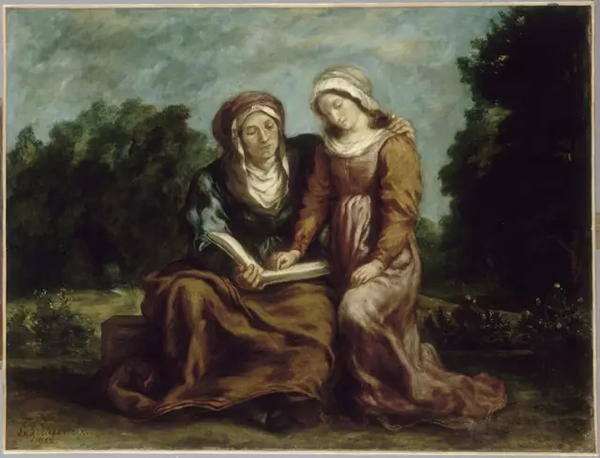 《德拉克罗瓦画像》（Portrait de Delacroix），Hippolyte-Charles Gaultron，欧仁·德拉克罗瓦国立美术馆，巴黎