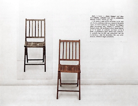 Joseph Kosuth， One and Three Chairs（1965）