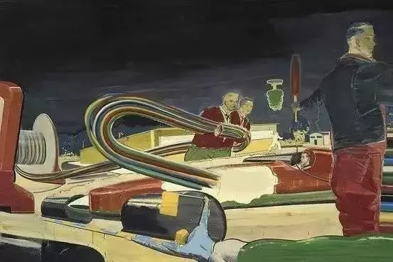Neo Rauch,Etappe  价值100万美元 2009年布拉德·皮特在巴塞尔艺博会上购藏