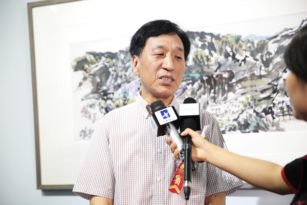 李贵文接受采访