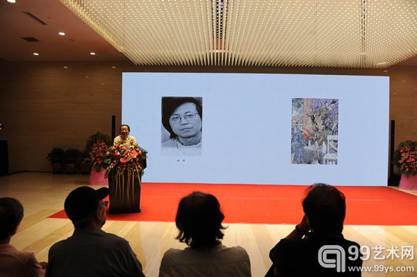 导师国家画院院长杨晓阳致辞3杨晓阳专题创研班展览开幕式钱晓鸣摄