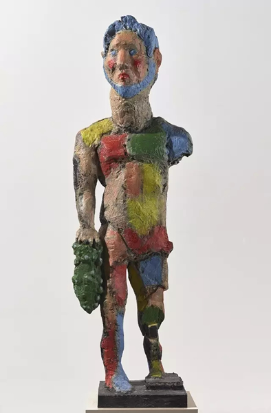 《尤利西斯》，135x45x33，彩绘青铜雕塑，2013