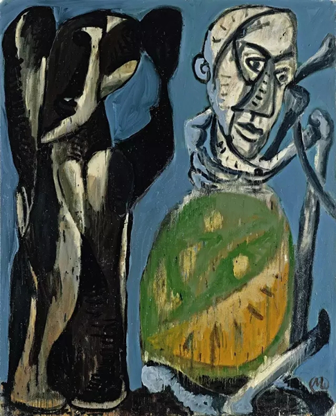 《空间幽灵：无神论者》，200x162，布面油画，1987