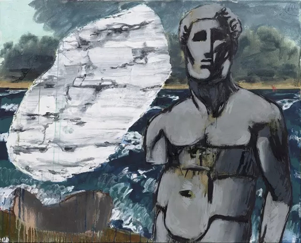 《尤利西斯·三》，130x162，综合材料，2011