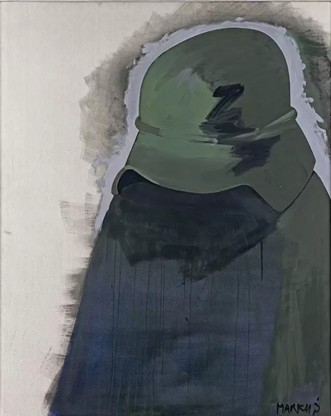 《头盔·二》，235x190，布面油画，1970