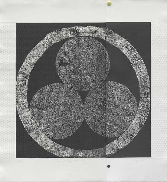 Marine Ky, Peace, a Changing Phenomenon II, Intaglio, 90x90cm