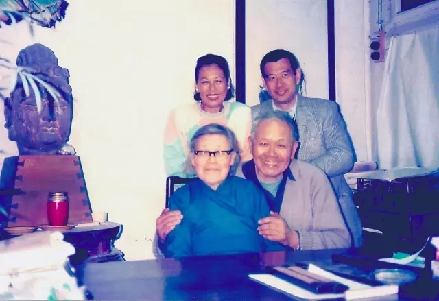 藏家夫妇与王世襄、袁荃猷夫妇合影