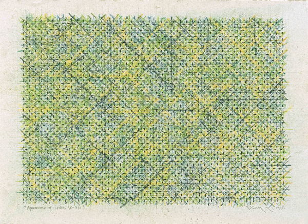 DING_YI_Appearance_of_Crosses_1998-B30_Chalk,_charcoal,_acrylic_and_pencil_on_paper_57_x_76_cm_hi_res