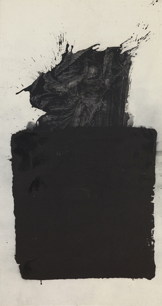 杨诘苍 致徐渭系列之无题no. 1 ，1987，纸本水墨、183 x 99 cm