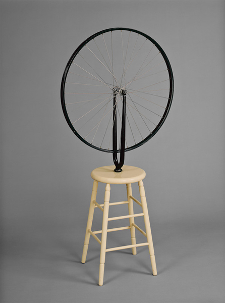 自行车轮，杜尚，1913年