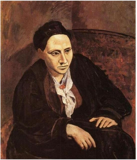 毕加索（Picasso）：《格特鲁德?斯泰因肖像》（Portrait of Gertrude Stein，1905-1906）