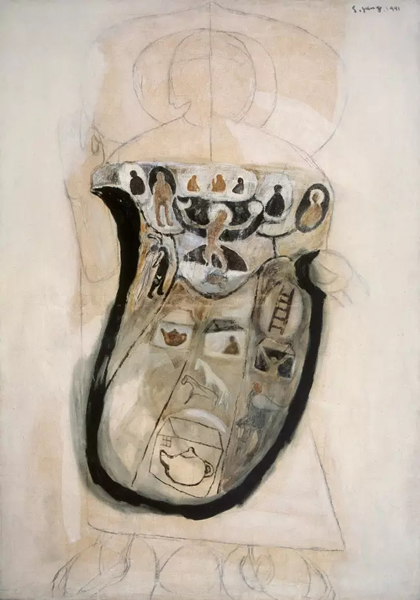 尚扬-大肖像-168×118-布面油画-1991