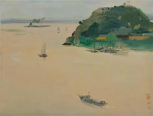 吴冠中(中国，1919 - 2010)