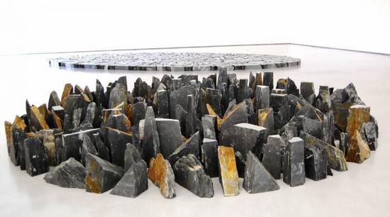 Richard Long 在Rubell Family Collection美术馆中