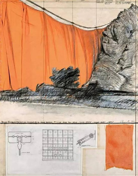 Christo and Jeanne-Claude，Valley Curtain 1972